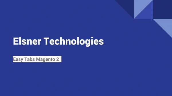 elsner technologies
