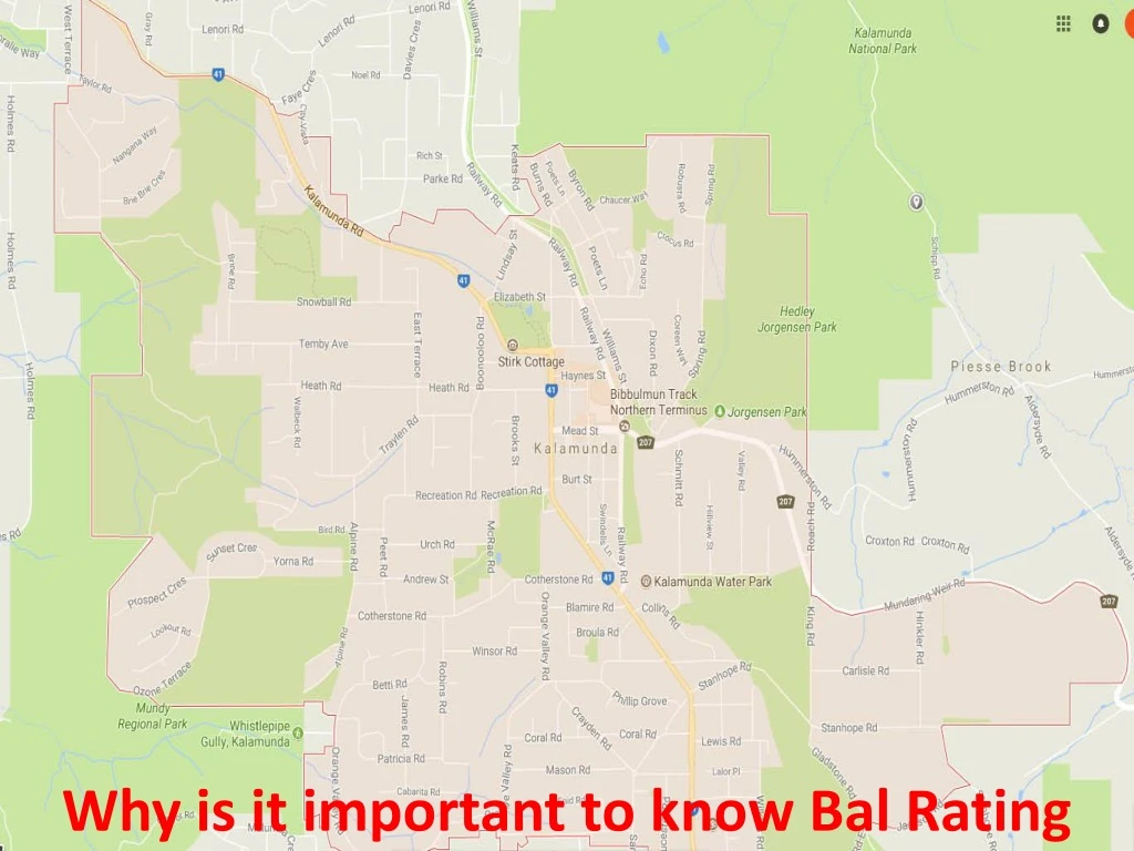 why is it important to know bal rating