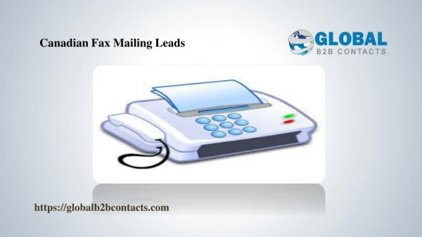 Canadian Fax Mailing Leads