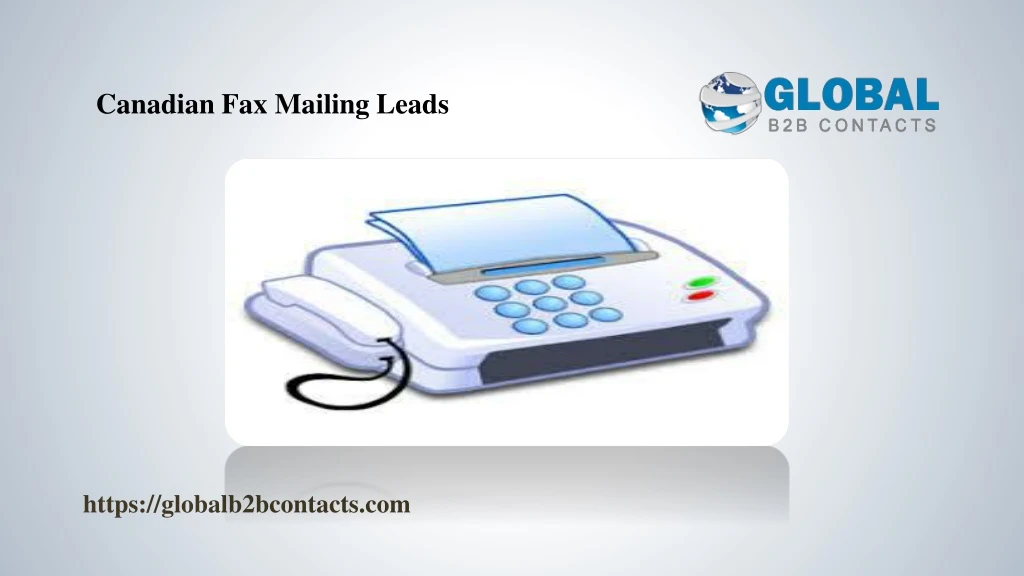 canadian fax mailing leads