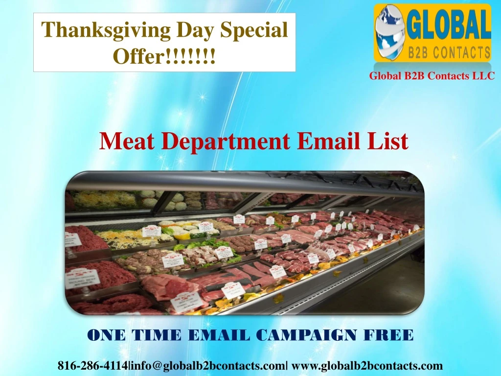 thanksgiving day special offer