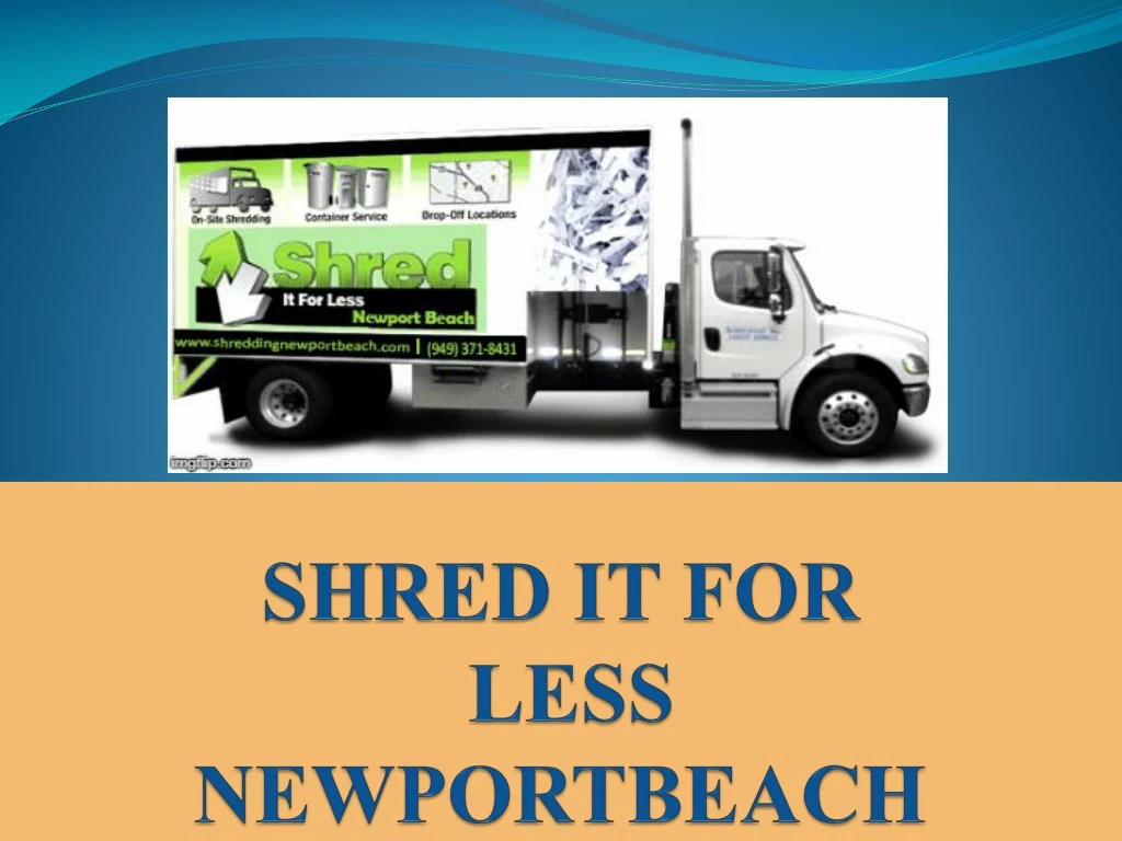 shred it for less newportbeach