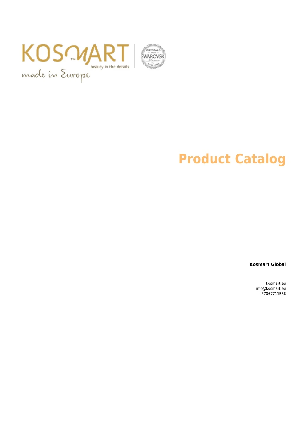 product catalog