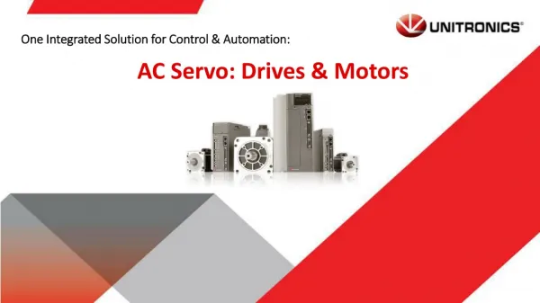 One Integrated Solution for Control &amp; Automation: