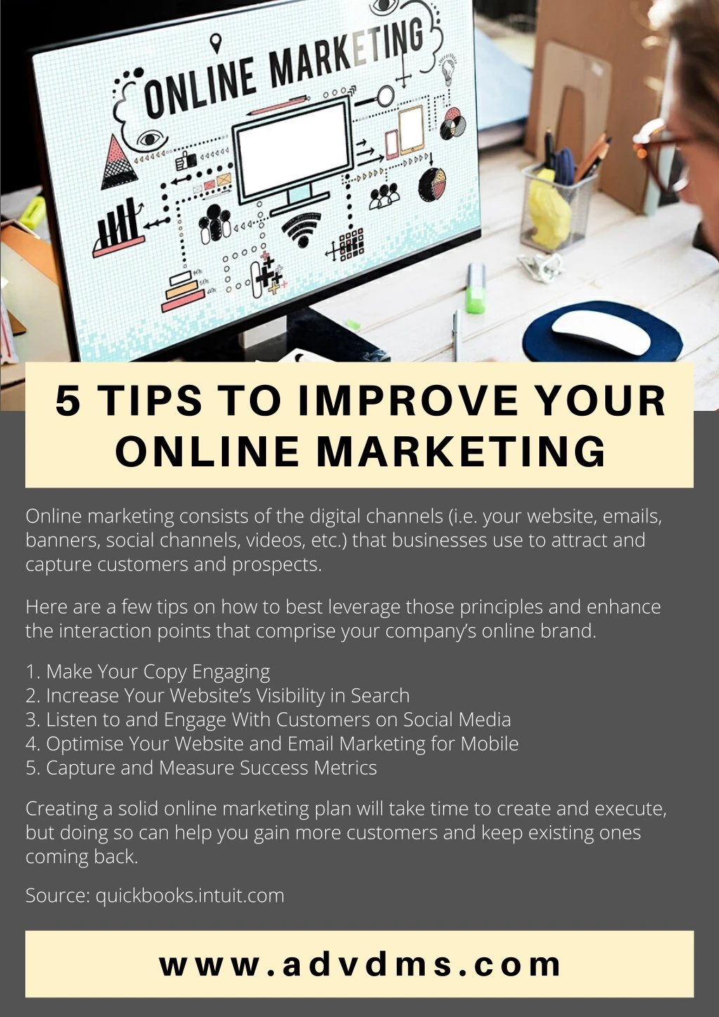 5 tips to improve your online marketing
