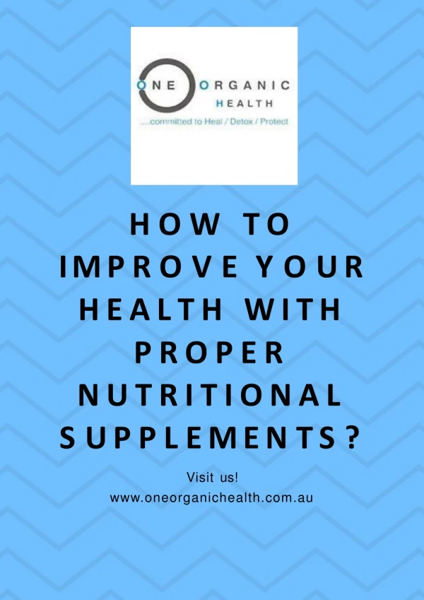 how to i m p r o v e y o u r health with