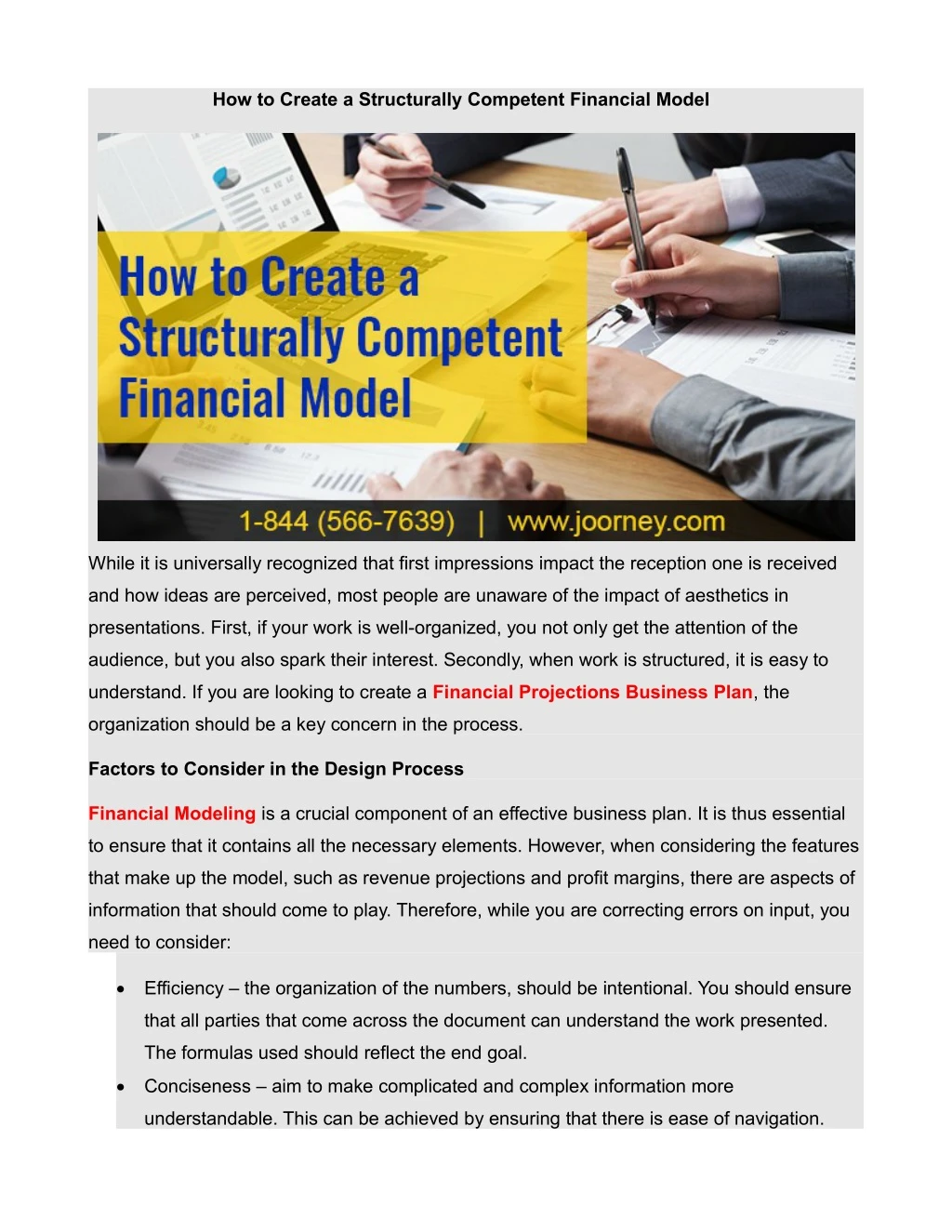 how to create a structurally competent financial