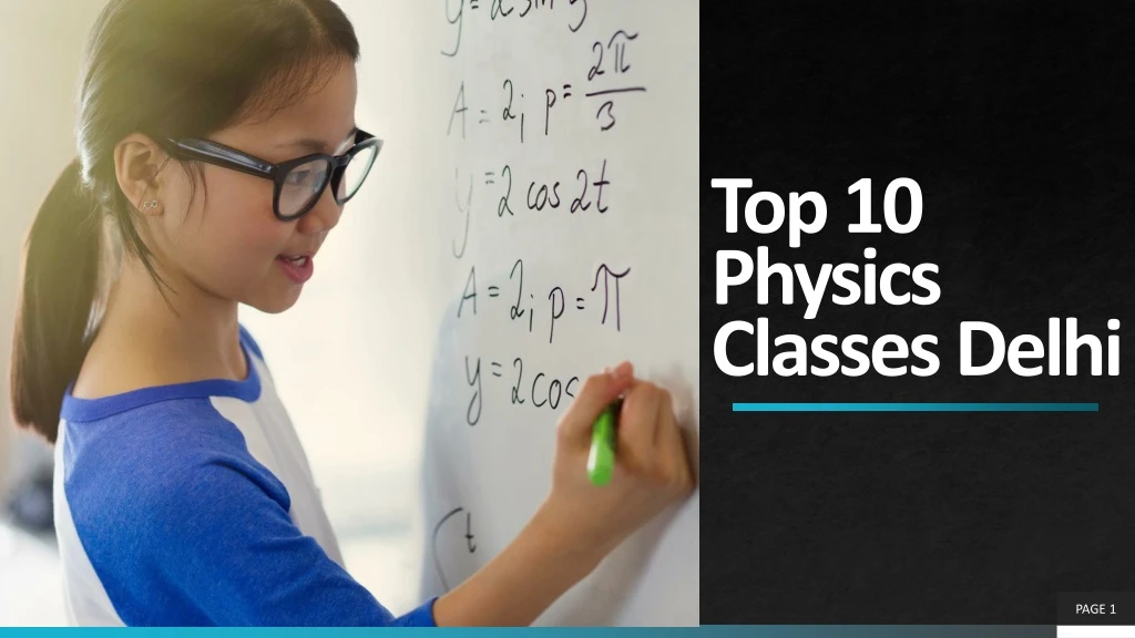 top 10 physics classes delhi
