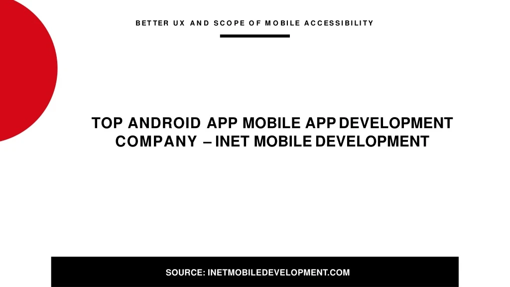 top android app mobile app development company inet mobile development