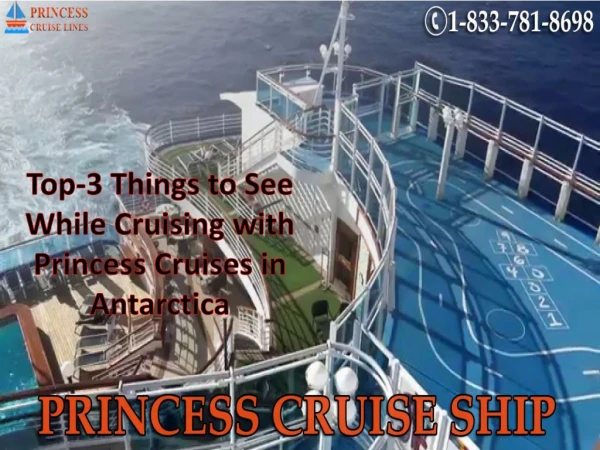 Top-3 Things to See While Cruising with Princess Cruises in Antarctica