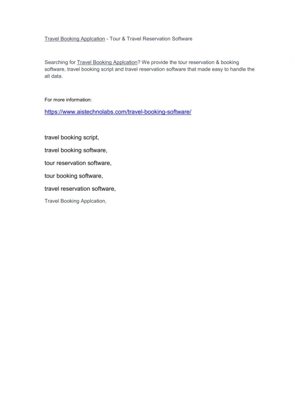 travel booking applcation tour travel reservation
