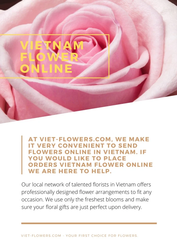vietnam flower online
