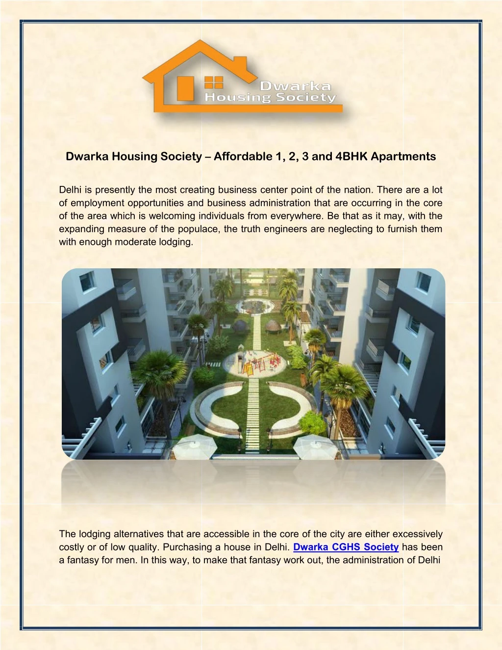 dwarka housing society affordable 1 2 3 and 4bhk