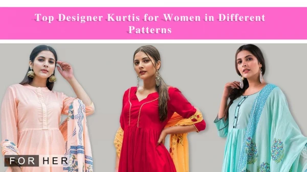 Ladies Kurtis Online - Buy Latest Designer Kurtis, Kurtas at Affordable prices