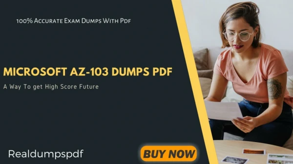 Microsoft AZ-103 Dumps Pdf - {Azure} AZ-103 Exam Dumps