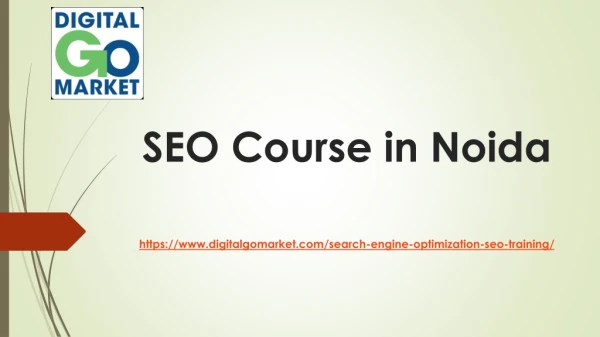 seo course in noida