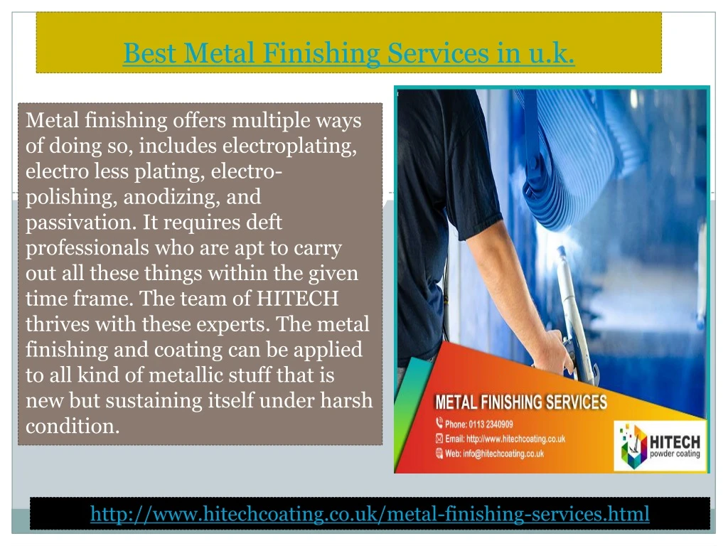 best metal finishing services in u k