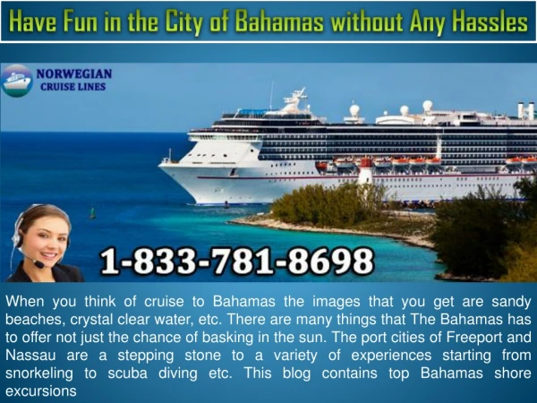 Have Fun in the City of Bahamas without Any Hassles