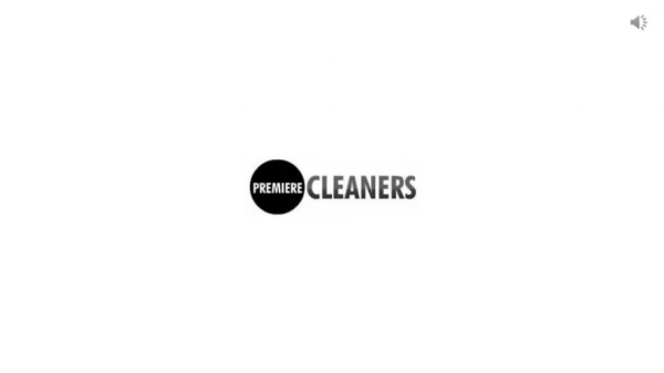 Welcome to Premiere Cleaners!