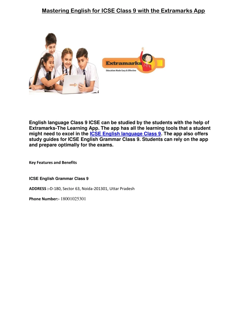 mastering english for icse class 9 with