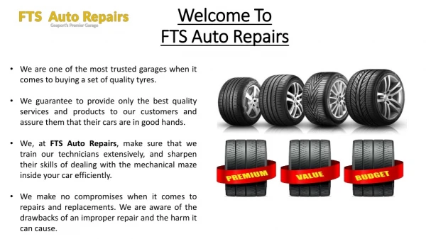Tyres Gosport | FTS Auto Repairs