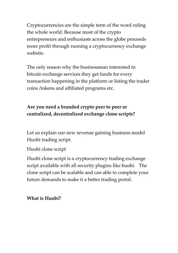 cryptocurrencies are the simple term of the word