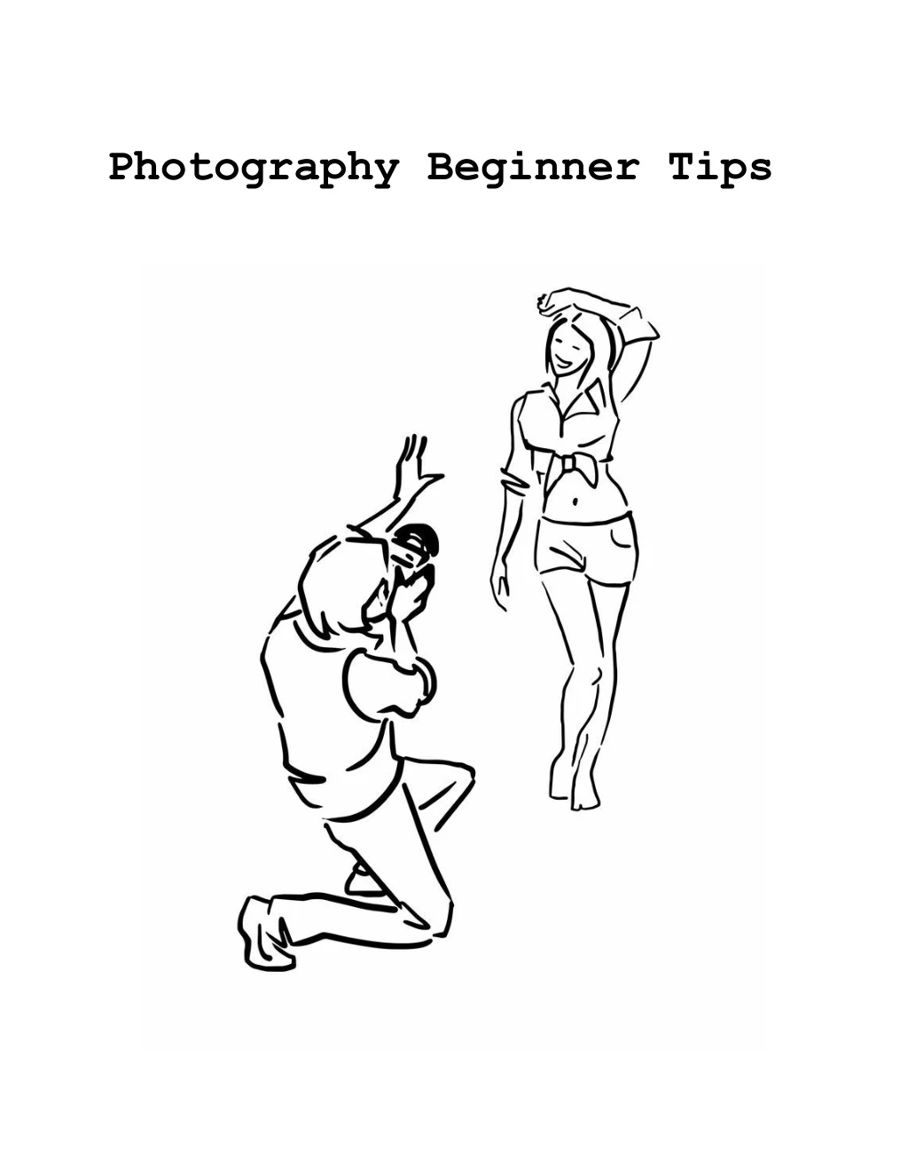 photography beginner tips