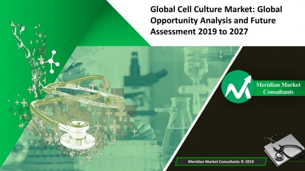 Cell Culture Market Report: Global Opportunity Analysis and Forecast 2019 To 2027