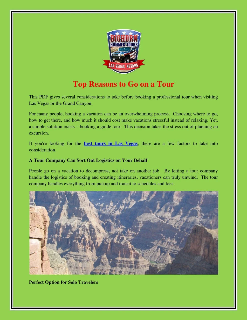 go on a tour meaning