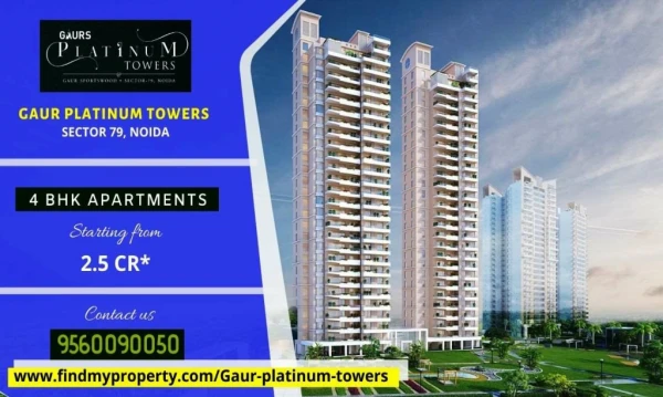 Gaur Platinum Towers Noida, Gaur Sportswood Noida, 9560090047