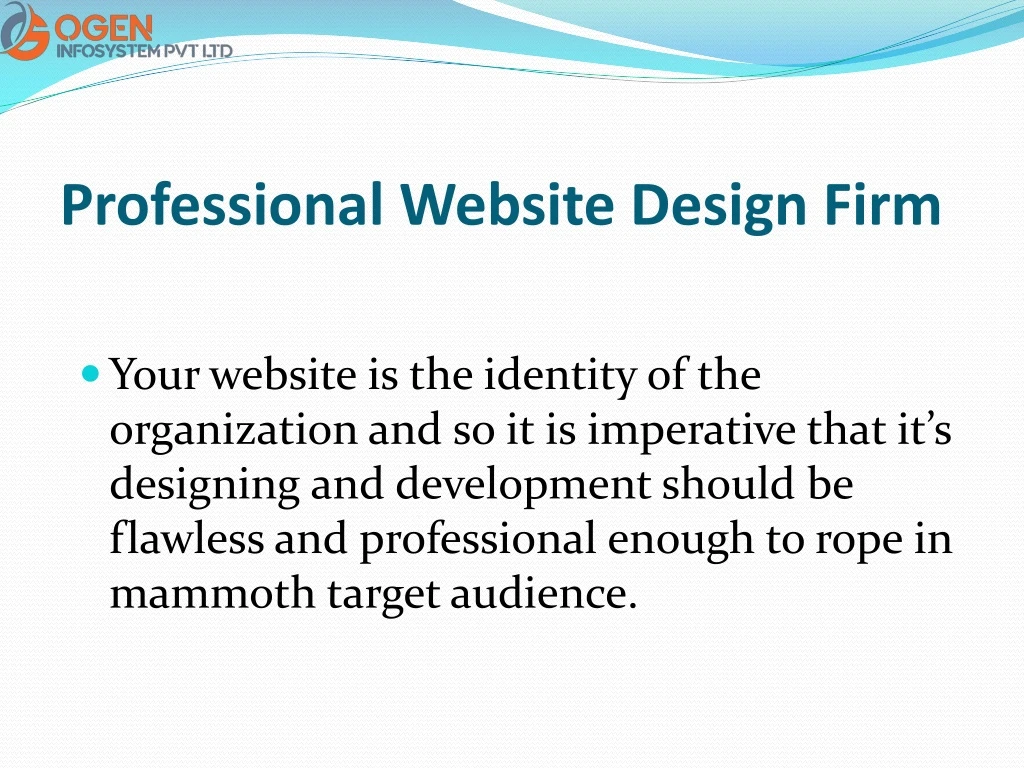professional website design firm