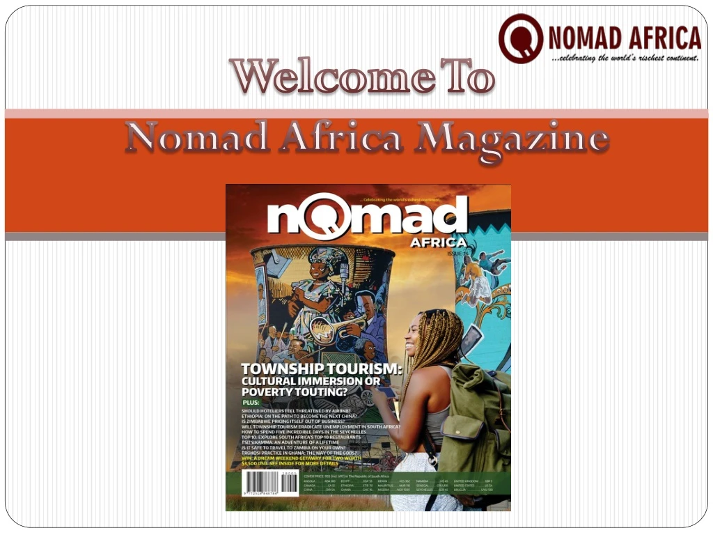 welcome to nomad africa magazine