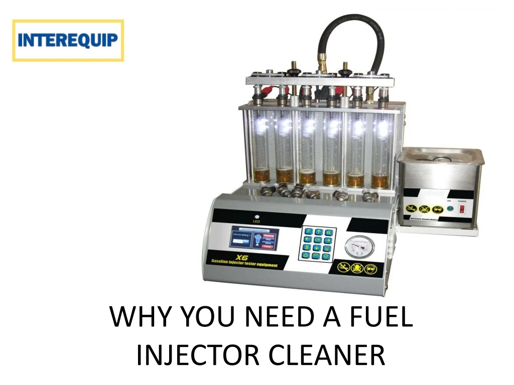 why you need a fuel injector cleaner