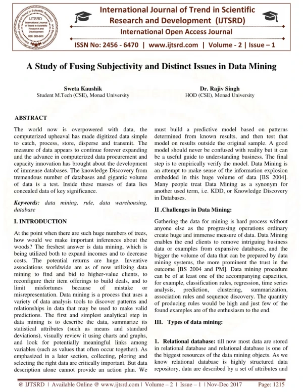 international journal of trend in scientific