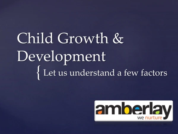Amberlay | Factors Affecting Children Growth