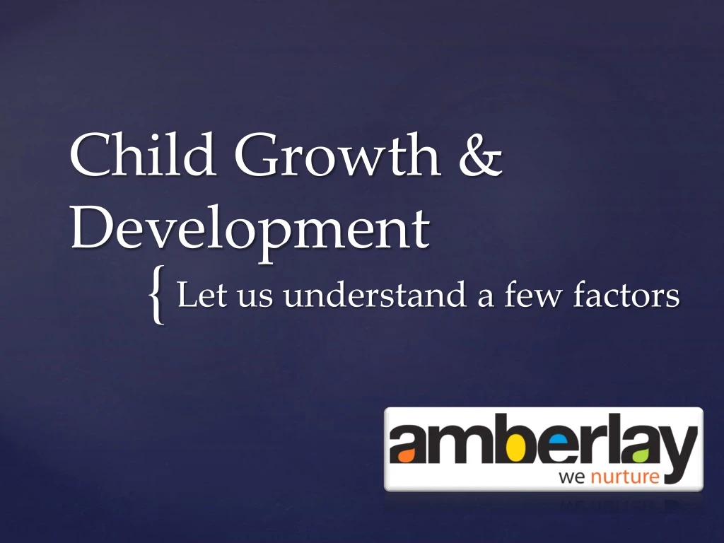 child growth development