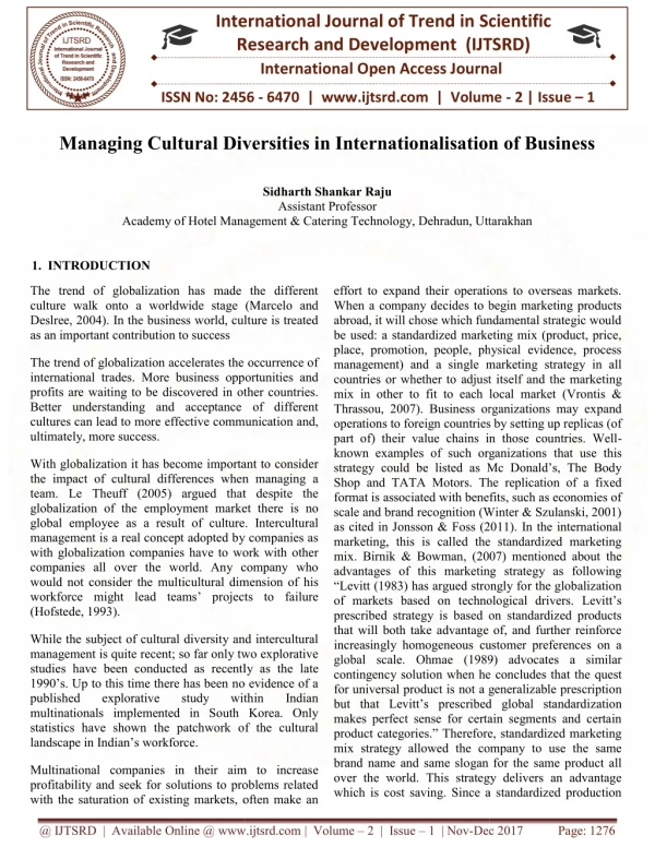 international research research and development