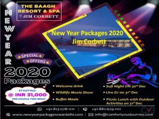 New Year Packages in Jim Corbett| New Year Party 2020 in Jim Corbett