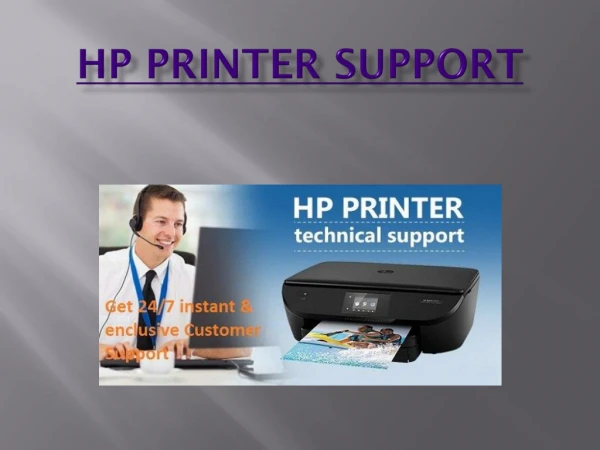 hp printer support