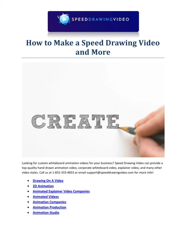 Whiteboard Animation Video Production