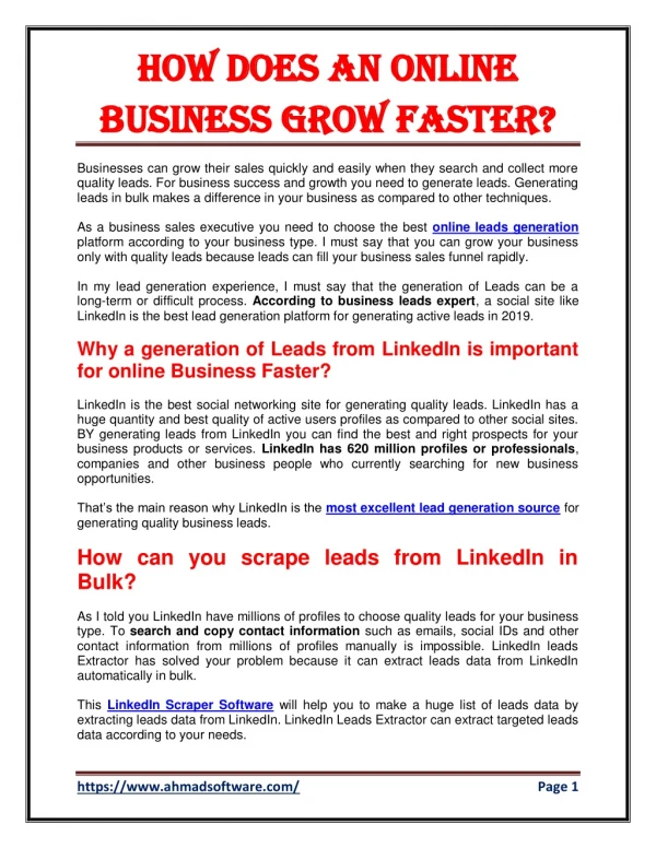 how does an online how does an online business