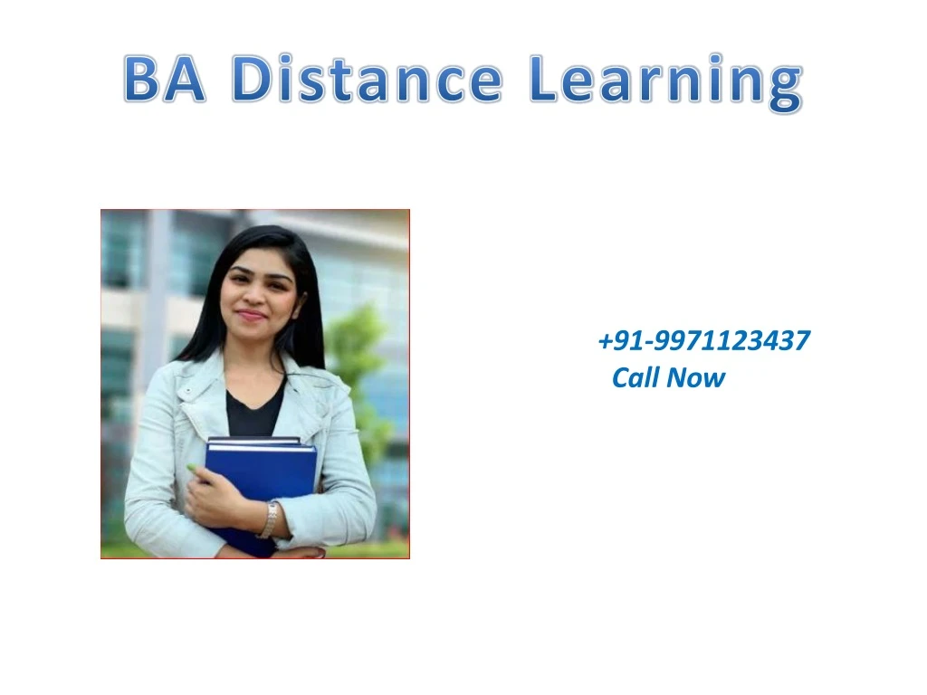 ba distance learning