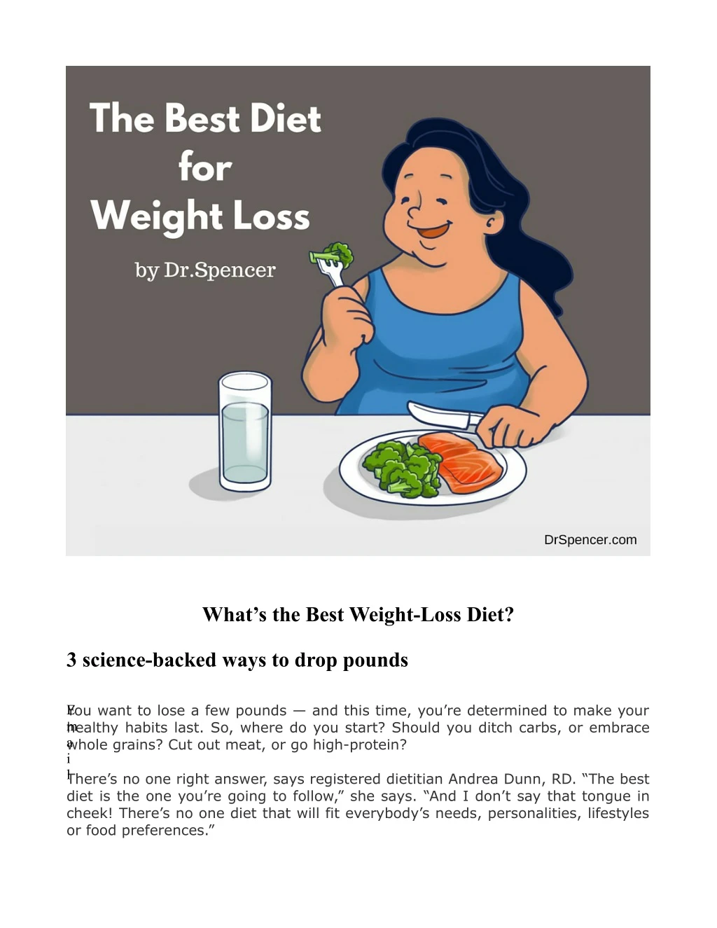 what s the best weight loss diet