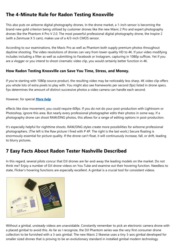 Facts About Radon Testing Kit Nashville Revealed