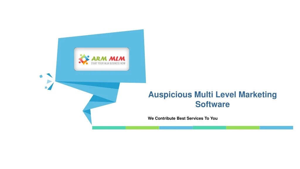 auspicious multi level marketing software