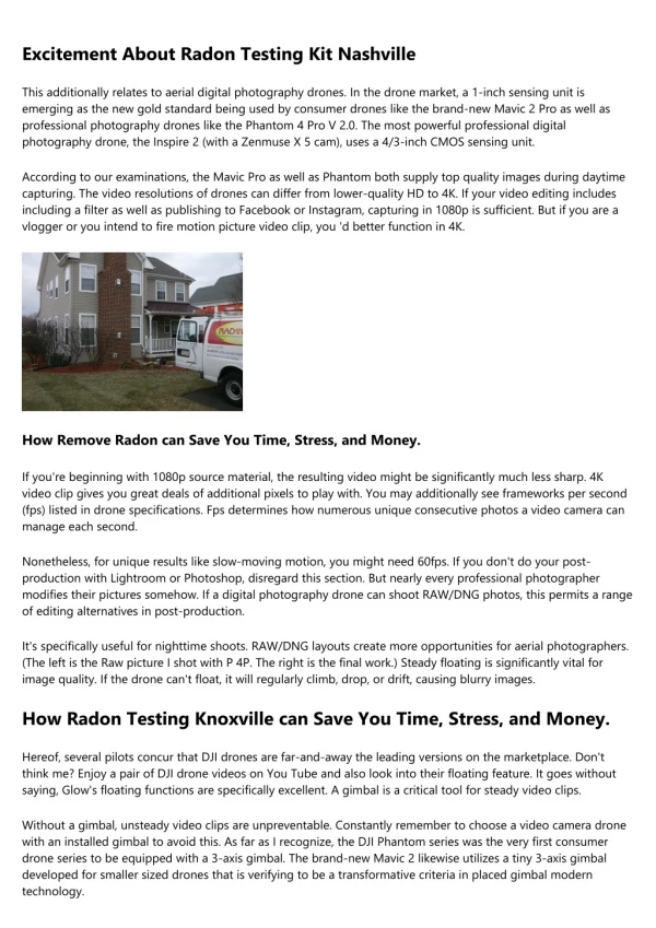 The Definitive Guide for Radon Tester Nashville