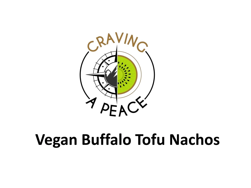 vegan buffalo tofu nachos