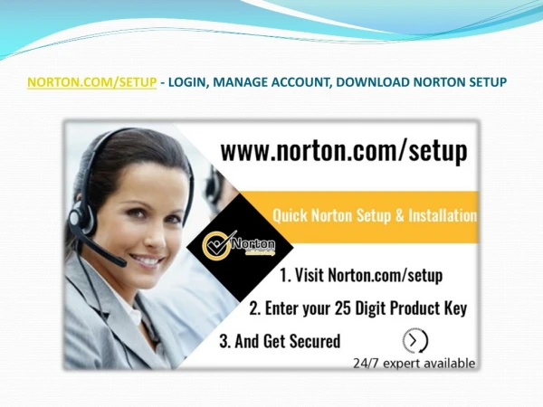 Norton setup – Enter Norton Product Key – Norton Setup