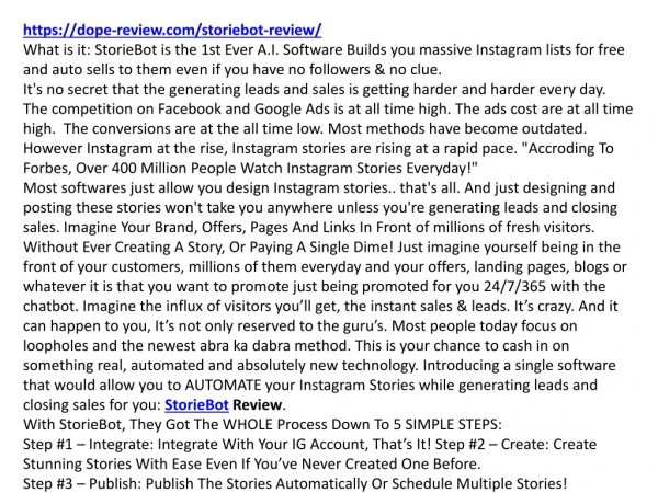 https dope review com storiebot review what