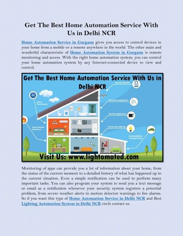 get the best home automation service with